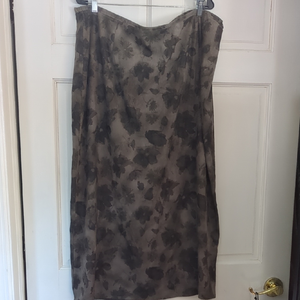 Floral Strapless Dress
